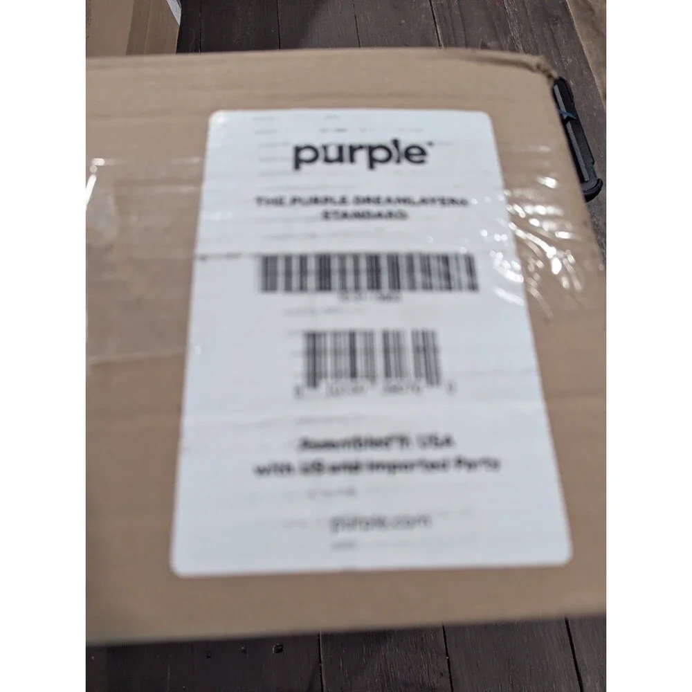Purple Dreamlayer Pillow - Standard Size - Cooling Memory Foam Alternative Neck